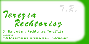 terezia rechtorisz business card